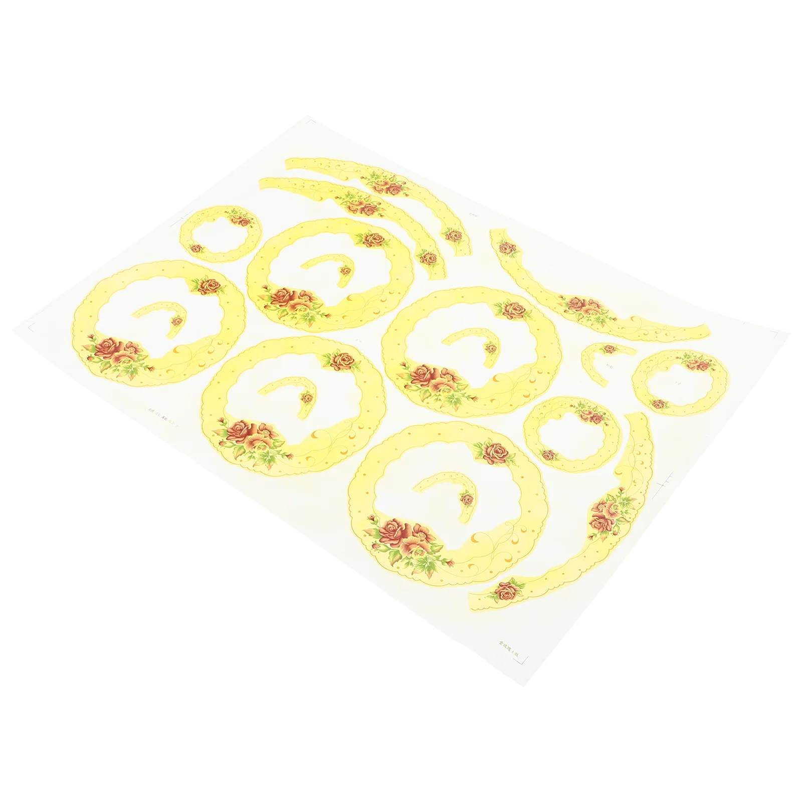 

Clay Decal Cuttable Transfer Exquisite Decals Accessories Chic Paper Stickers Ceramic Pottery Underglaze