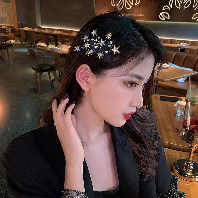 

Fashion Women Hair Clip Buling Star Rhinestone For Girls Hair Accessories Hairpins Jewelry Headwear Butterfly Hair Clips Gifts