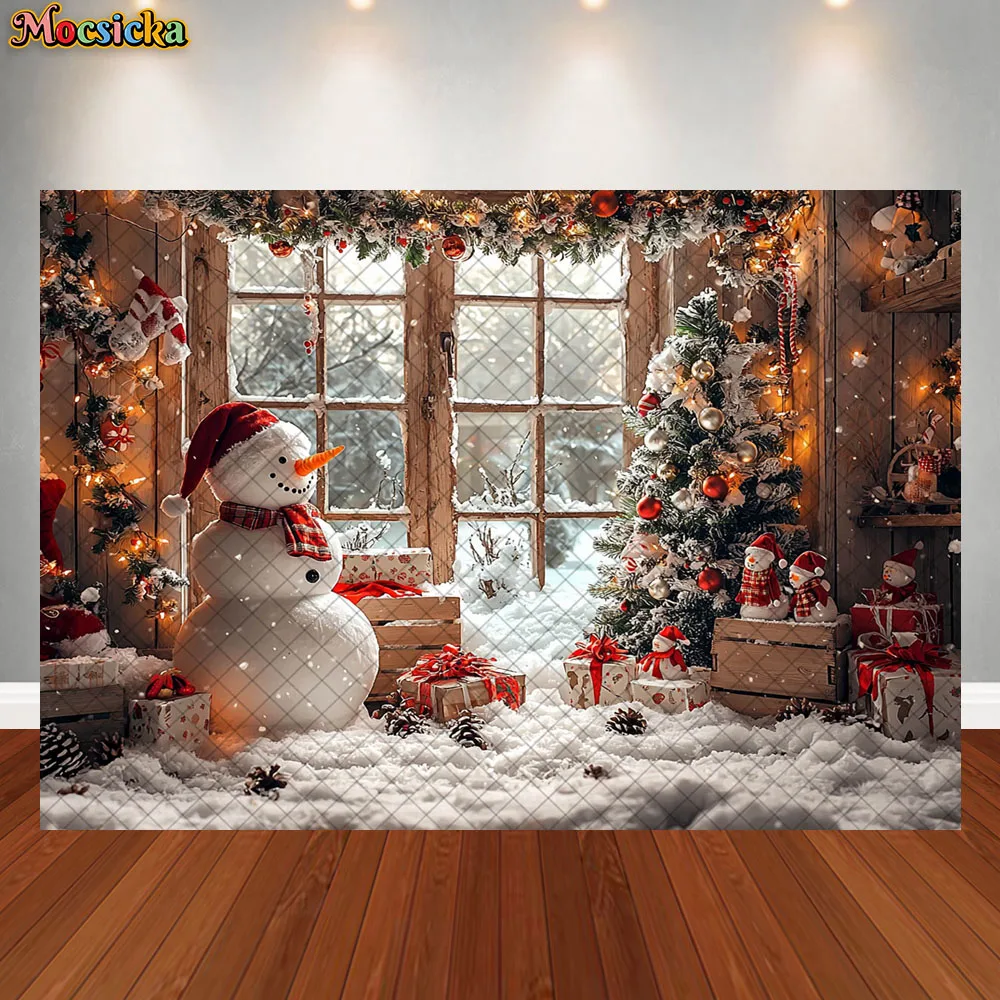 Фон для фотосъемки с изображением рождественской елки