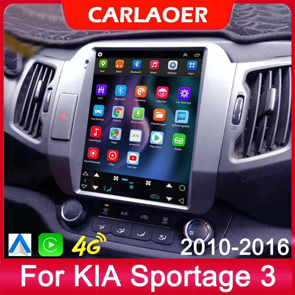 

2023 Android 10 DSP IPS Car Radio For KIA Sportage 3 2010 2011 2012 2013 2015 2016 2din Multimedia CarPlay Player For Tesla