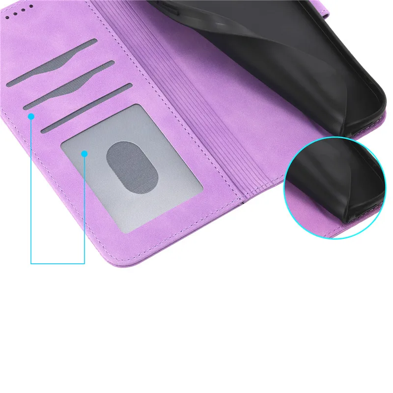 For OPPO Reno8 T 4G Leather Case on For OPPO Reno 8 7 9 8T Pro Reno7 Reno8T Reno9 5G Wallet Card Holder Stand Book Cover