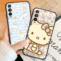 hello kitty 2022 phone cases for xiaomi redmi 9at 9 9t 9a 9c redmi note 9 9 pro 9s 9 pro 5g soft tpu back cover coque carcasa