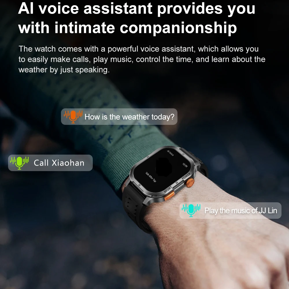 Смарт-часы для мужчин спортивные часы с пульсометром DIY циферблат 410*502 AMOLED-экран