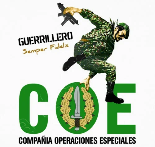 Guerrillero COE Operaciones Especiales Esarmoolas Мужская футболка с коротким рукавом Повседневные