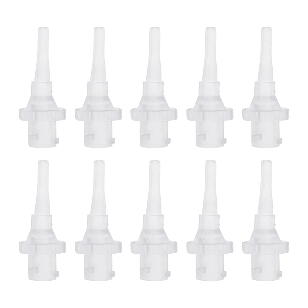 

10 Pcs Cleaning Tools Ear Washer Nozzle Disposable Ears Cleaner Tips Wax Flushing Removal Spray Bottle White Pp Adults Plastic