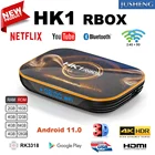 Приставка Смарт-ТВ HK1 RBOX R1, Android 11,0, 4 + 64 ГБ, USB3.0, 1080P, H.265, 4K, 60 кадровс