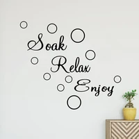large enjoy soak wall sticker removable for home decor living room bedroom decoration decal stickers murals
