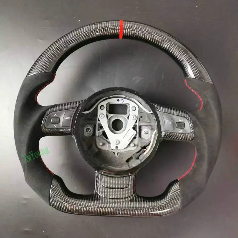 Для Audi TT R8 A38P 2008-2012 индивидуальное 100% натуральное углеродное волокно кожаное