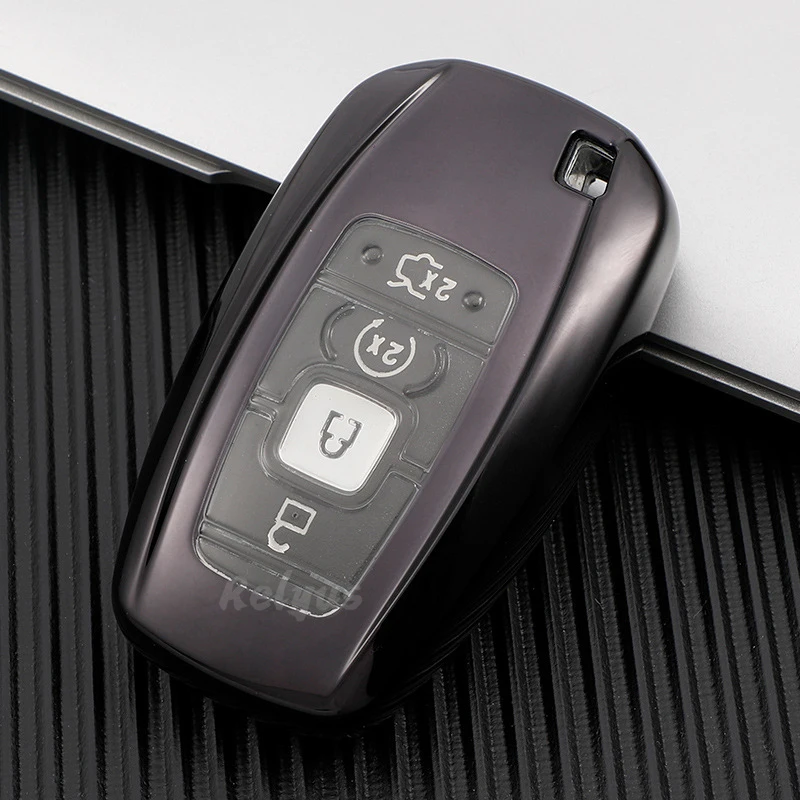 

TPU Car Key Protector Cover Holder Chain for Lincoln MKC MKX MKZ Navigator 2017 2018 2019 Key Case Auto Accessories