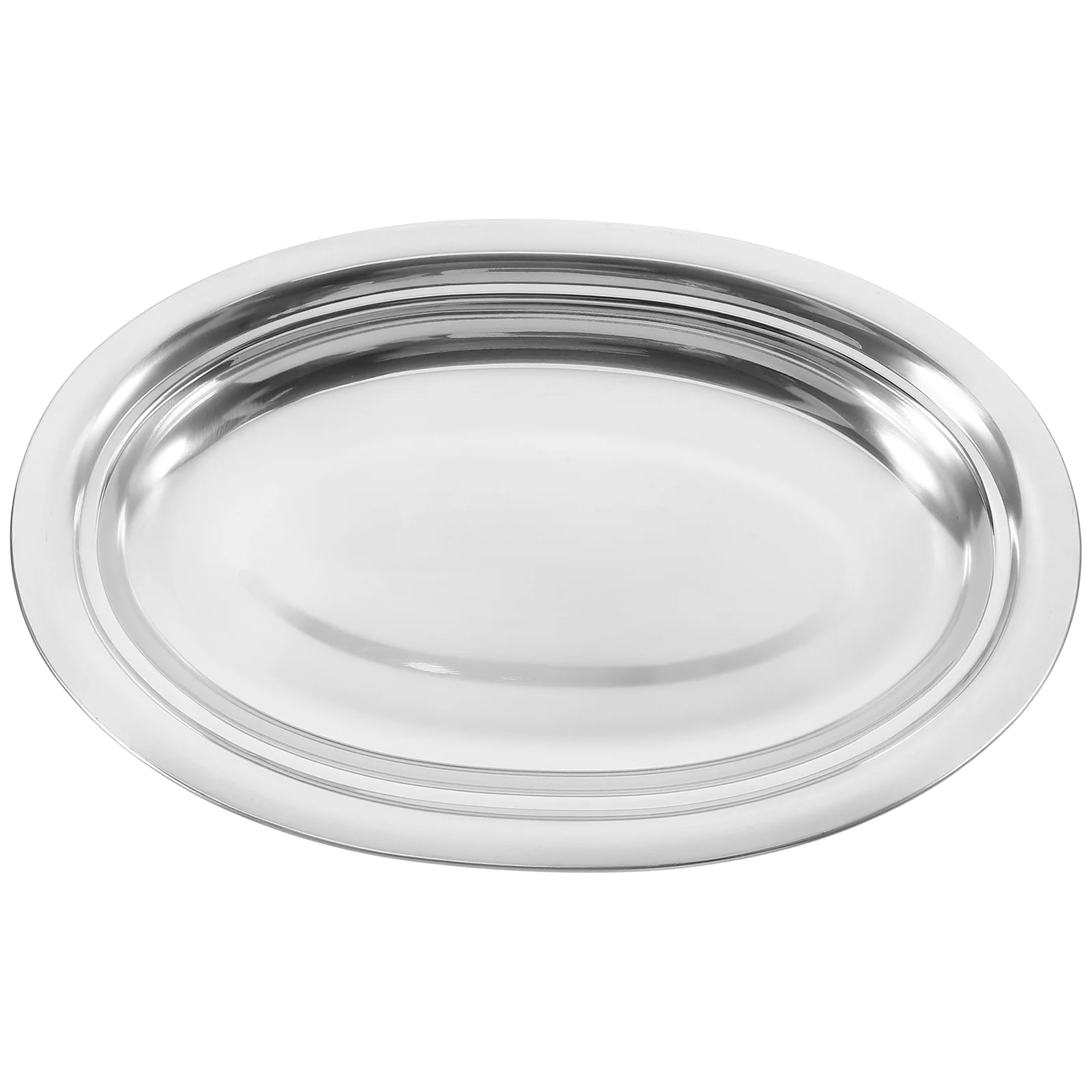 Пароварка для рыбы из нержавеющей стали овальная тарелка безделушки визуальная