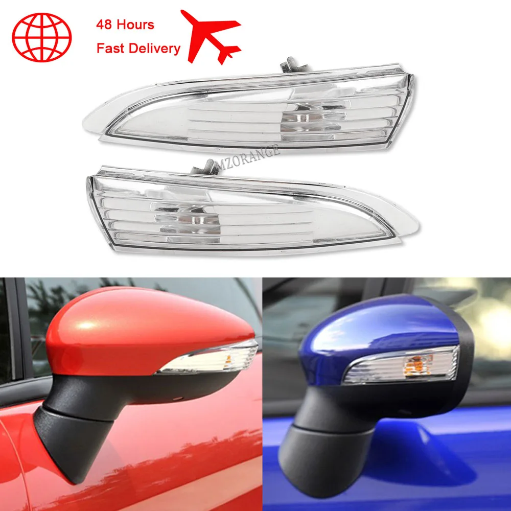 

Side Mirror Turn Signal Light for Ford Fiesta 2008-2017 Rearview Mirror Lamp for Ford B-Max Repeater Indicator Steering LAMP