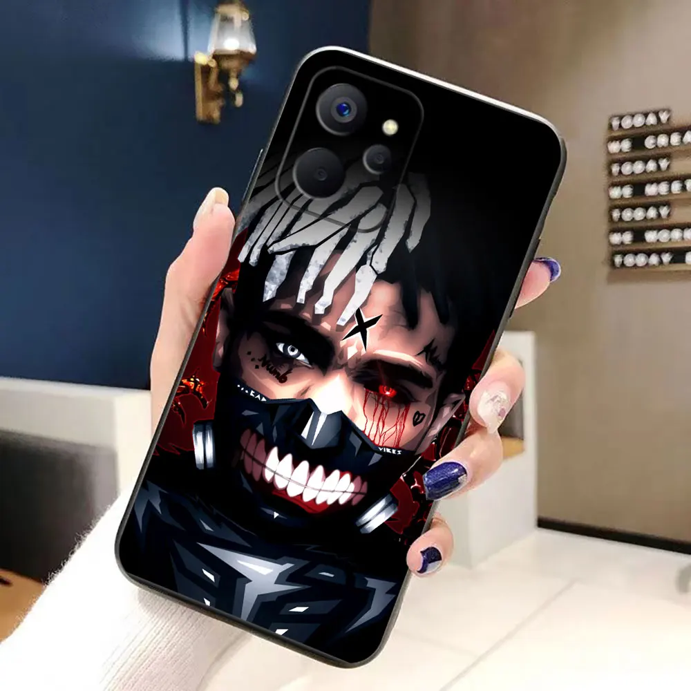Фото Чехол для телефона Music Rapper X-XxxTentacion для Realme C83 C85 C75 C71 C65 C63 C55 C53 C35 C33 C21 7 6 5 GT NEO 2 NARZO 50 50I №4