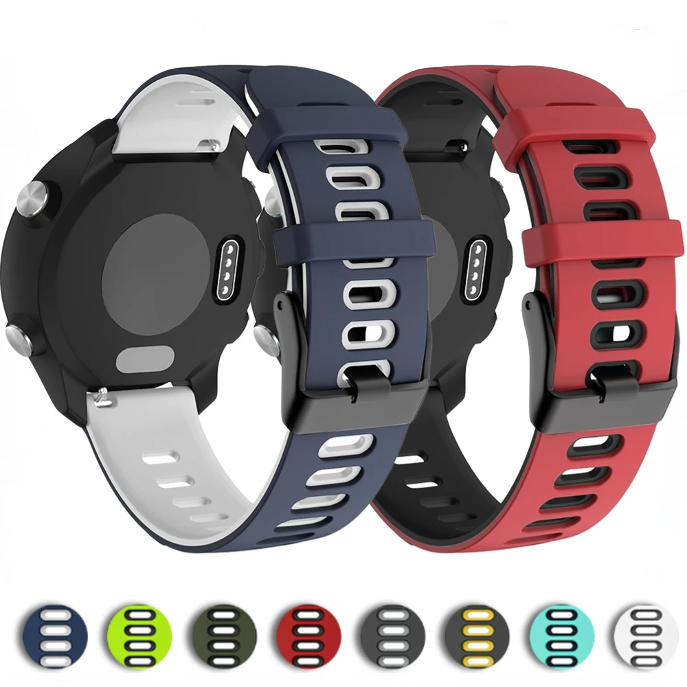 

22mm 20mm Silicone Band for Samsung Galaxy Watch 3/4/5/Gear S3/Huawei Watch GT/2/3/Pro Bracelet Wristband for Amazfit GTR Strap