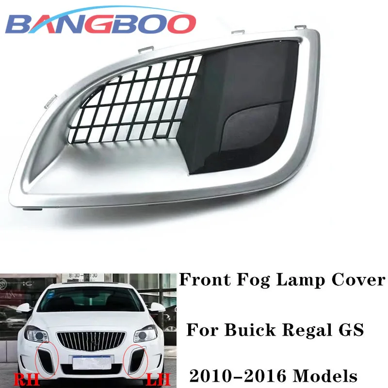 

Car Front Bumper Lower Grille Grill For Buick Regal GS 2010 2011 2012 2013 2014 2015 2016 Fog Light Bezel Fog Lamp Cover