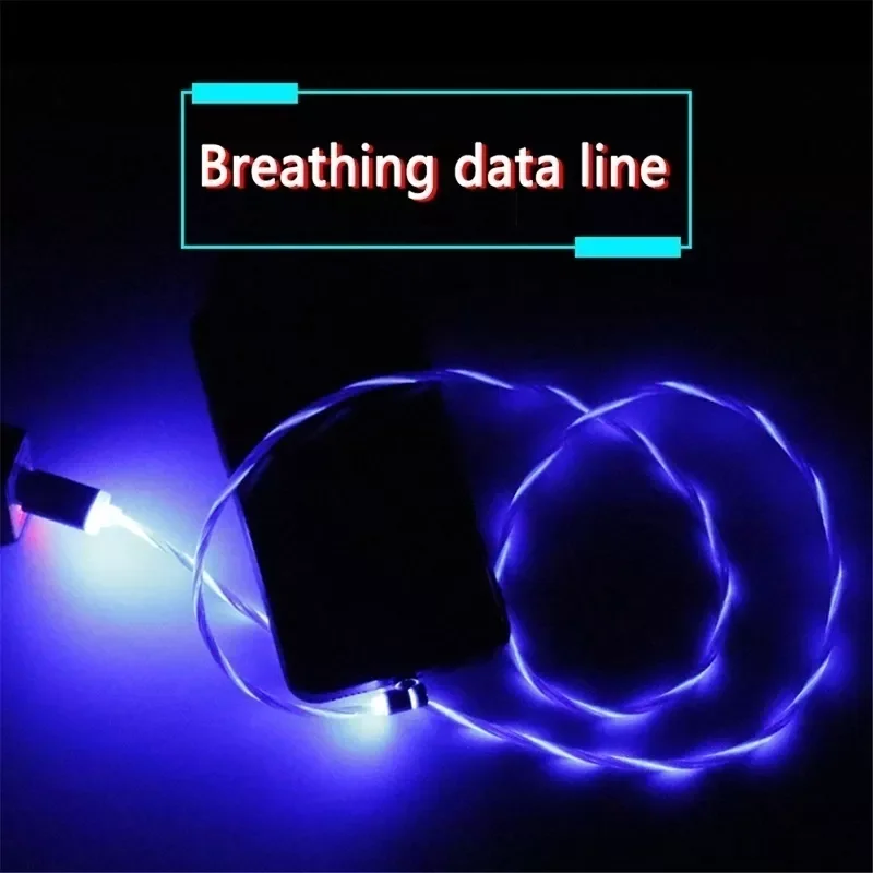 

Glow Flowing USB Cable Fast Charger for Huawei P Smart Z Y5 Y9 2019 P30 lite 4e 5 7 20 9X 8C 8X 6C 7X 5A