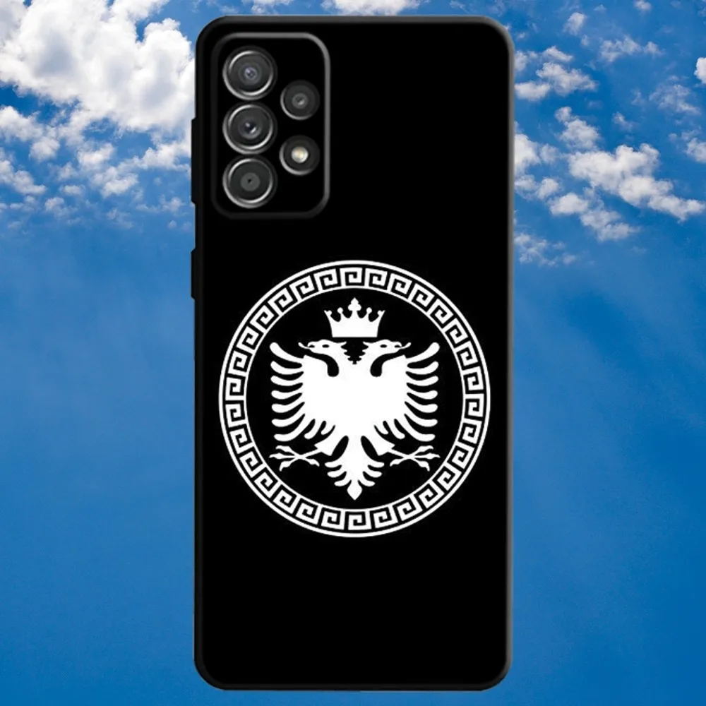 Чехол для телефона с флагом Албании и альбомана Samsung S21 S22 Ultra S20 S30 plus S23 ultra 5G мягкий