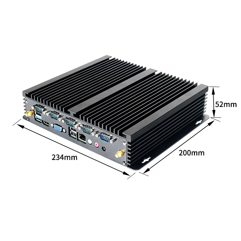 Самый дешевый мини-ПК 1LAN 2COM для Intel Celeron J1800 2 41 ГГц двухъядерный безвентиляторный