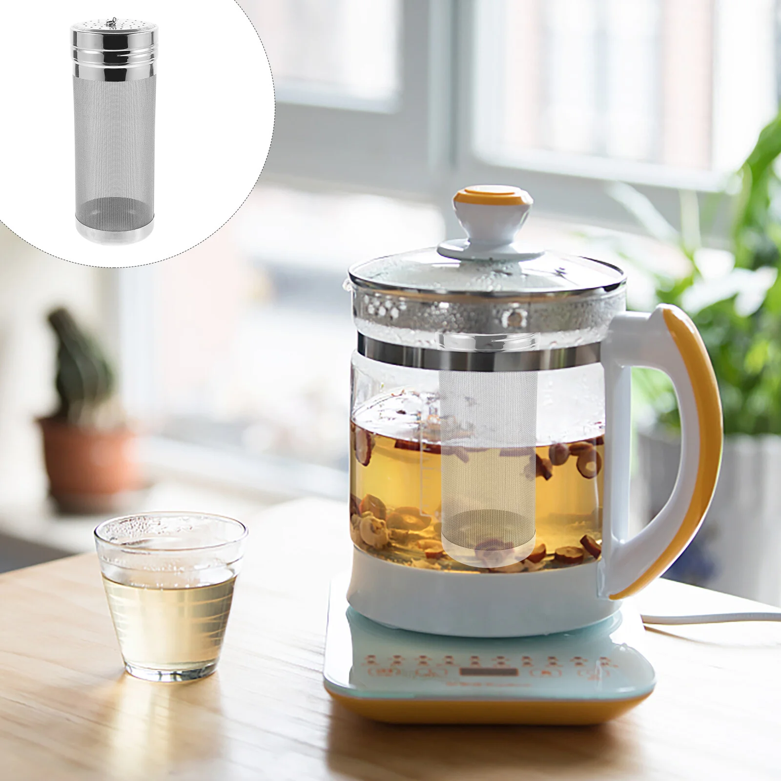 

Чайник пивной Фильтр контейнер из нержавеющей стали хоп паук сетка Бытовая Пивоваренная корзина