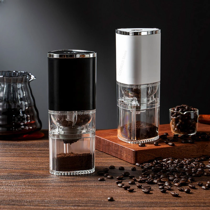 

Portable Electric Coffee Grinder Spice Mill Nuts Grains Coffee Bean Grinders USB Charge Ceramic Grinding Core Grinders