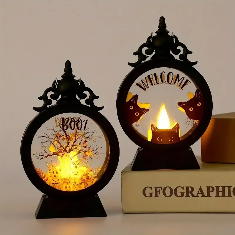 Хэллоуин подвесной светодиодный светильник портативный тыквенный призрак