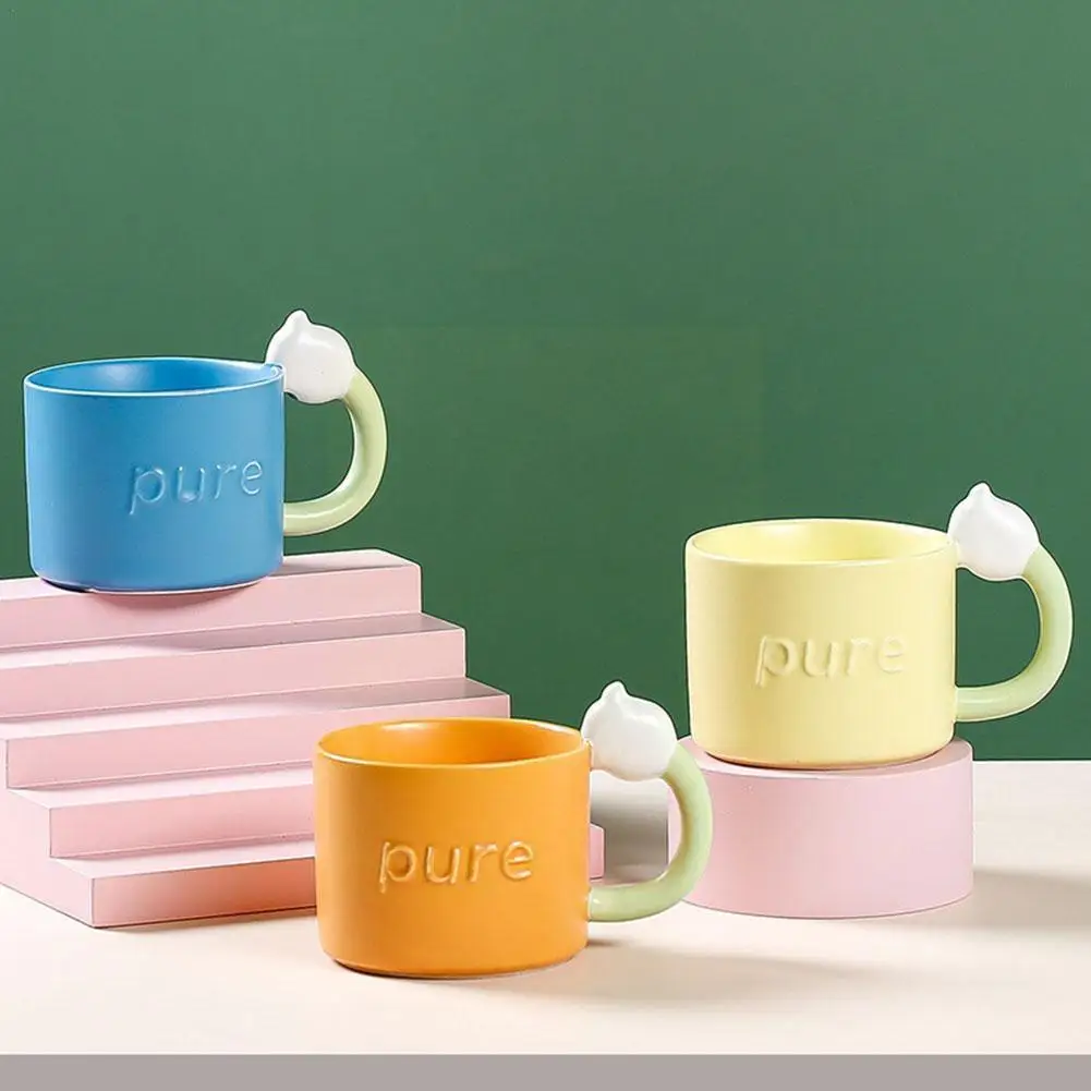 

Four-color Lily Of The Valley Flowr Bell Orchid High Level Cup Cup Cute Mug Ceramic Ceramic Milk Coffee Appearance B4a5