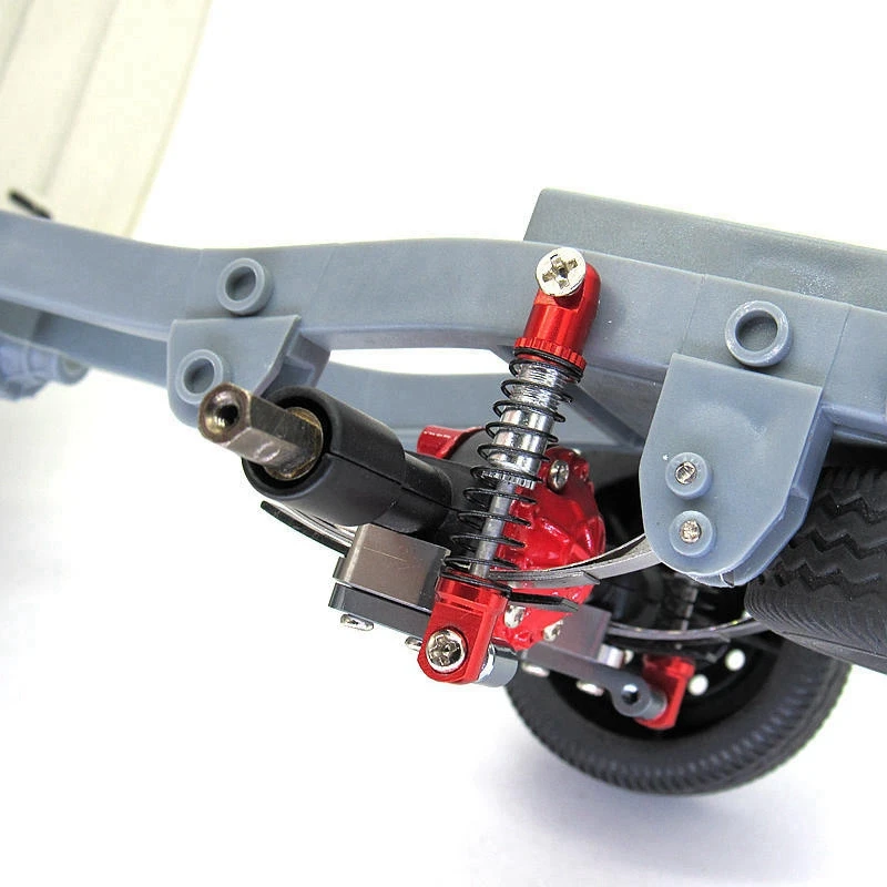 Металлический передний и задний амортизатор с фиксированным кронштейном для WPL