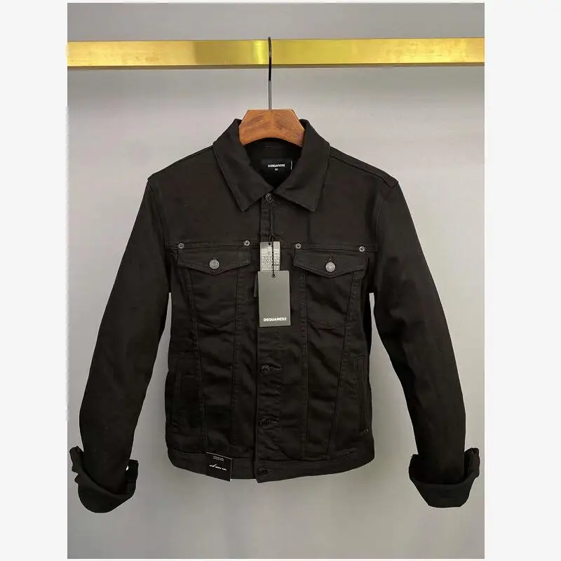 Модная трендовая стильная мотоциклетная куртка Dsquared2 в стиле панк с буквенным