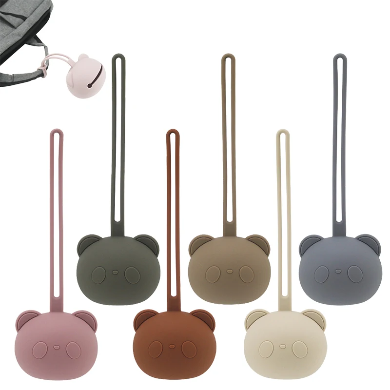 Food Grade Baby Silicone Pacifier Holder Newborn Portable Soother Container Case Cartoon Panda Nipple Storage Box Pouch BPA Free