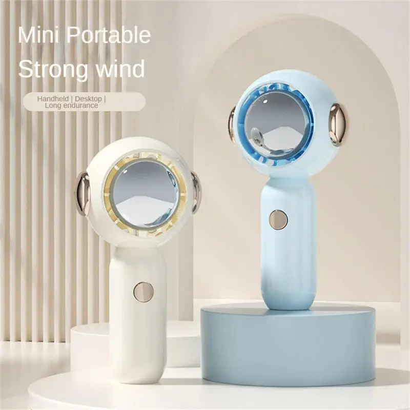 

Three Gear Wind Speed Regulation Air Cooler Usb Charging Portable Handheld Fan Customizable Key Chain Mini Fan Astronaut