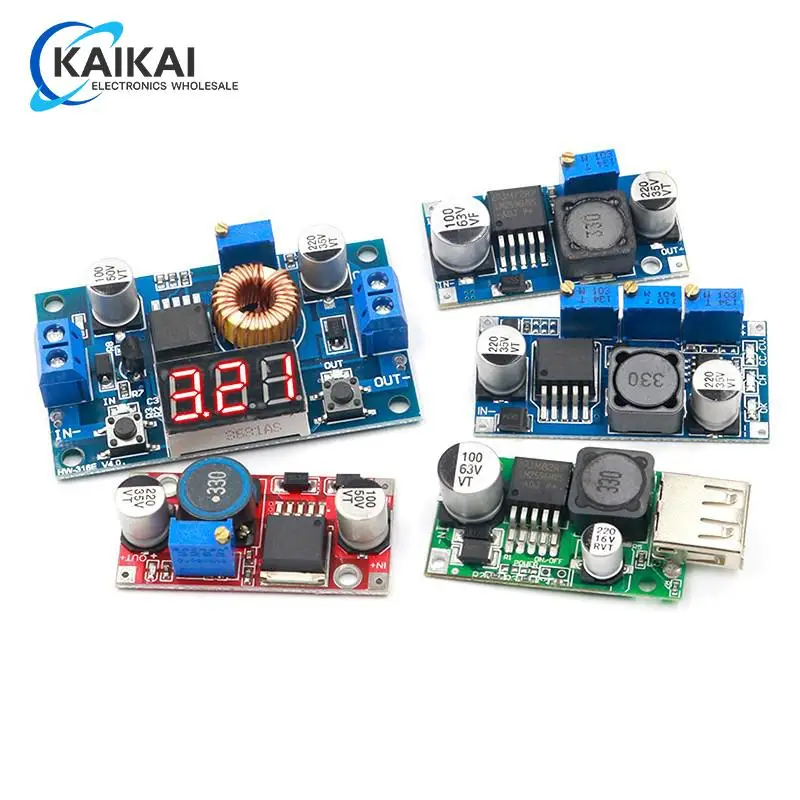 Регулируемый модуль регулятора постоянного тока LM2596 LM2596S, понижающий модуль питания постоянного тока, 3 А, вход 4-35 в, выход 1,23-30 В, 1 шт.