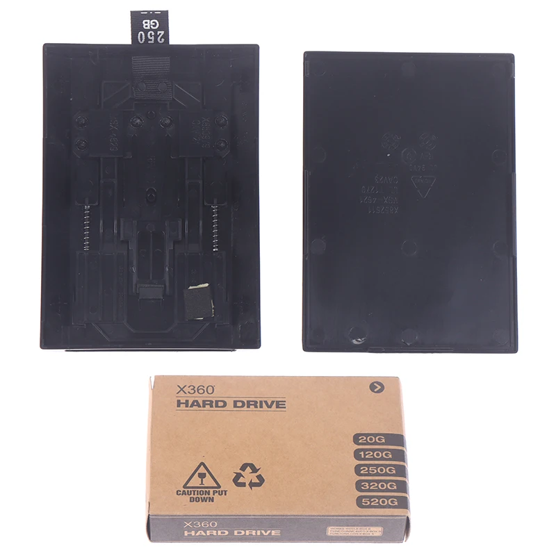 

For Xbox 360 Slim Internal HDD Black Hard Disk Case HDD Blue Transparent Case