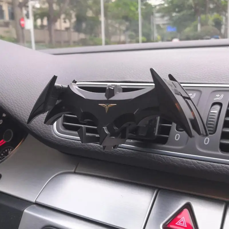 

Car Mobile Phone Holder For All 4-6.5 Inch Devices Bat-shaped Gravity Air Outlet Navigation Support Frame