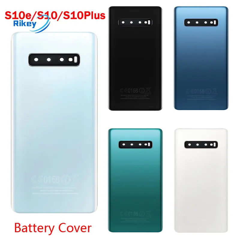 

ORIGINAL Back Glass for SAMSUNG Galaxy S10e S10 Back cover SM-G973 S10Plus G975 SM-G975F Battery Cover Housing with Camera Lens