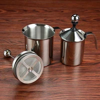 milk coffee latte frothing jug milk frother pitcher steel jug espresso barista pitcher mini portable pot coffee milk accessories
