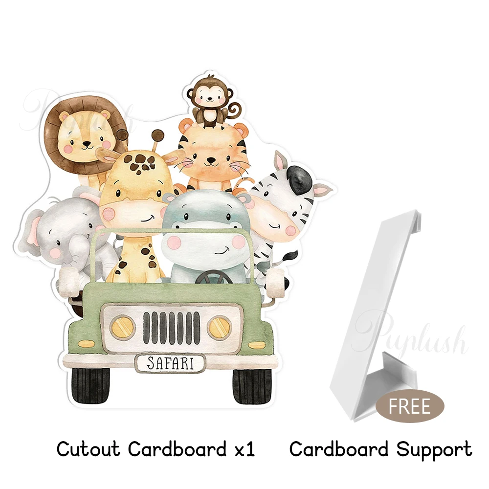 

Картонные вырезы животных джунглей MicroPlush