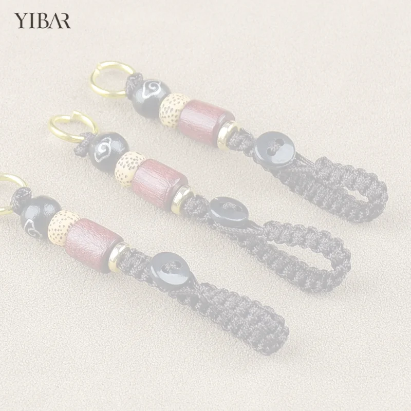 Аксессуары для ключей в китайском стиле шнурок Плетеный брелок сделай сам Xiangyun