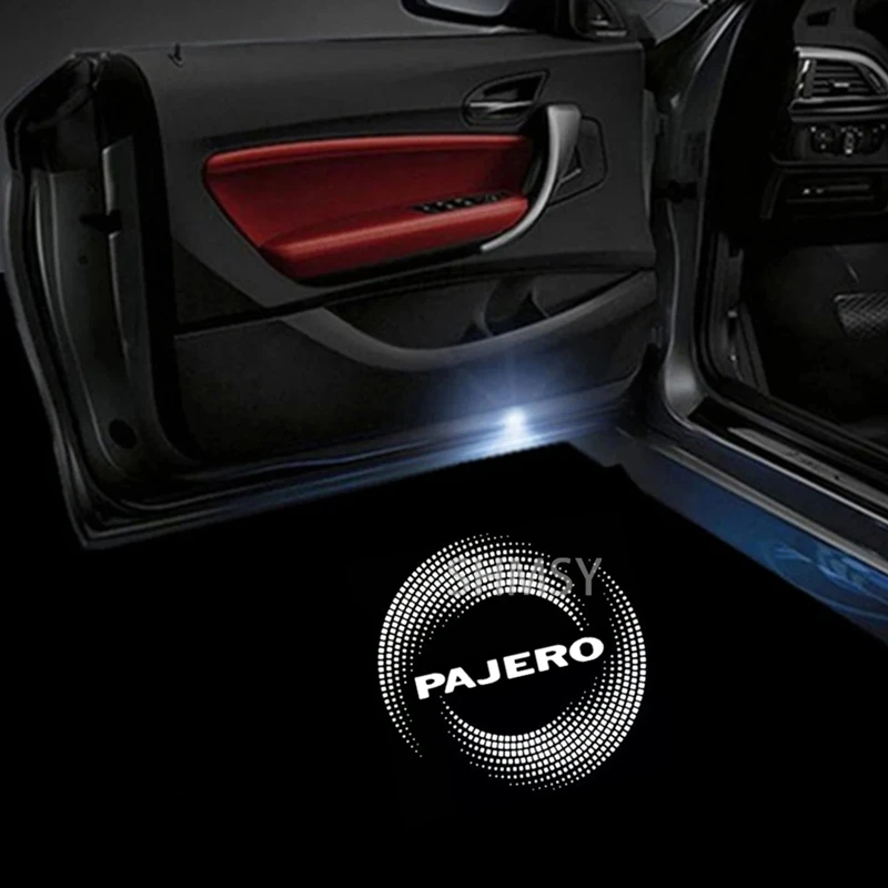 

2 шт., светодиодная лампа-проектор для дверей автомобиля Mitsubishi PAJERO V87 V93 V97 V33 4 2 3 2006-2016 2017 2018