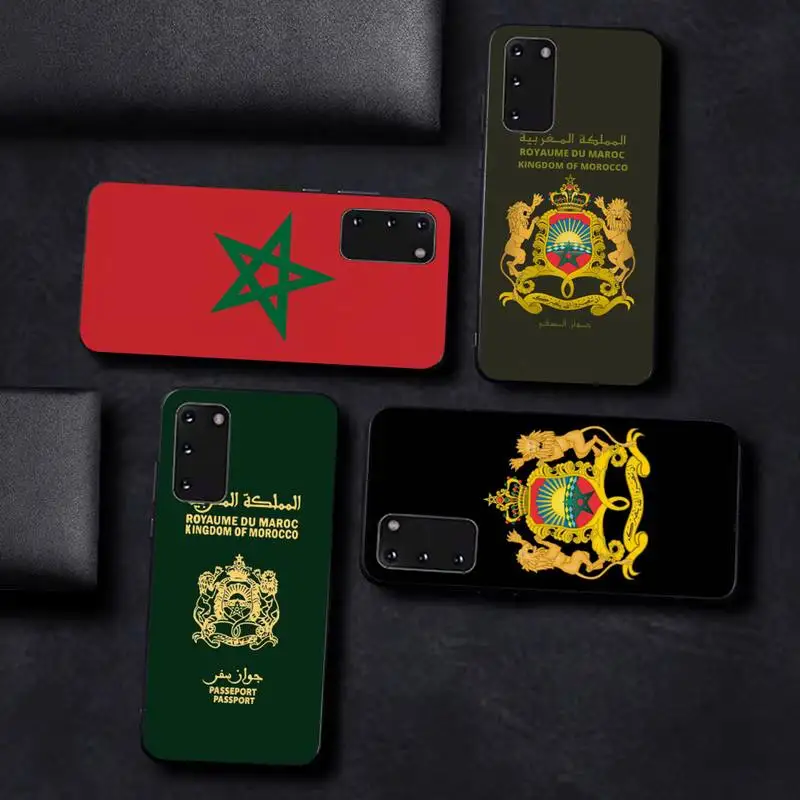 

Morocco Flag Phone Case for Samsung S10 21 20 9 8 plus lite S20 UlTRA 7edge