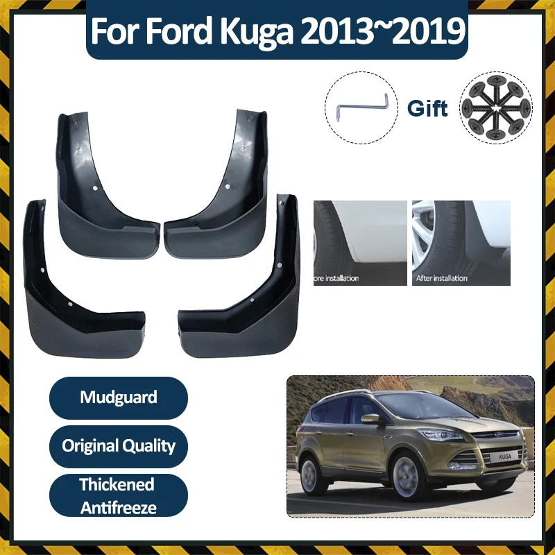 4x автомобильные крылья для Ford Kuga Escape 2 MK2 2013 ~ 2019 передние и задние колеса