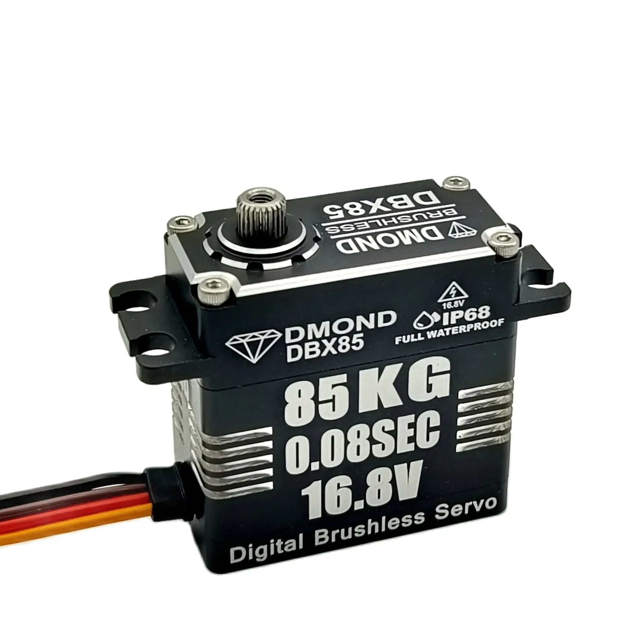 Фото RoRuSDMOND DBX85 85 кг 16.8В Бесщеточный двигатель с прямым приводом IP68 Водонепроницаемый Сверхмощный с нержавеющими шестернями 1/10 RC грузовик, индивидуальная сборка №2