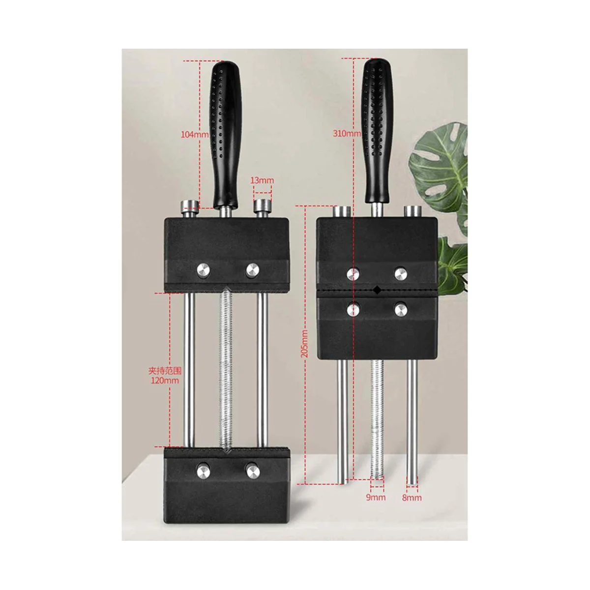 120 мм зажим планкой 360 ° Вращающийся Регулируемый тиски верстак