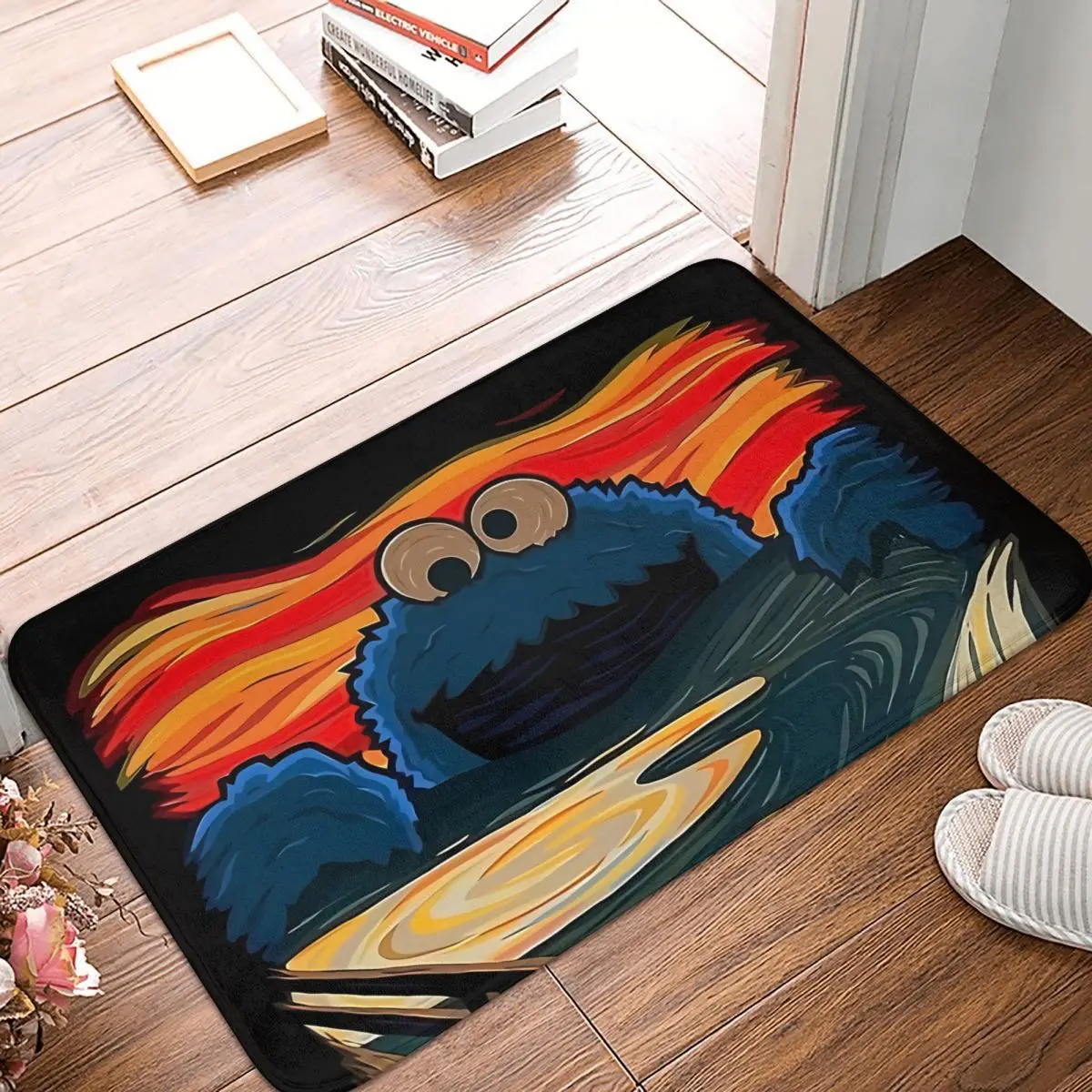 

Cookie Bath Mat Illustration Oil Of A Picture Doormat Kitchen Carpet Outdoor Rug Home Decoration