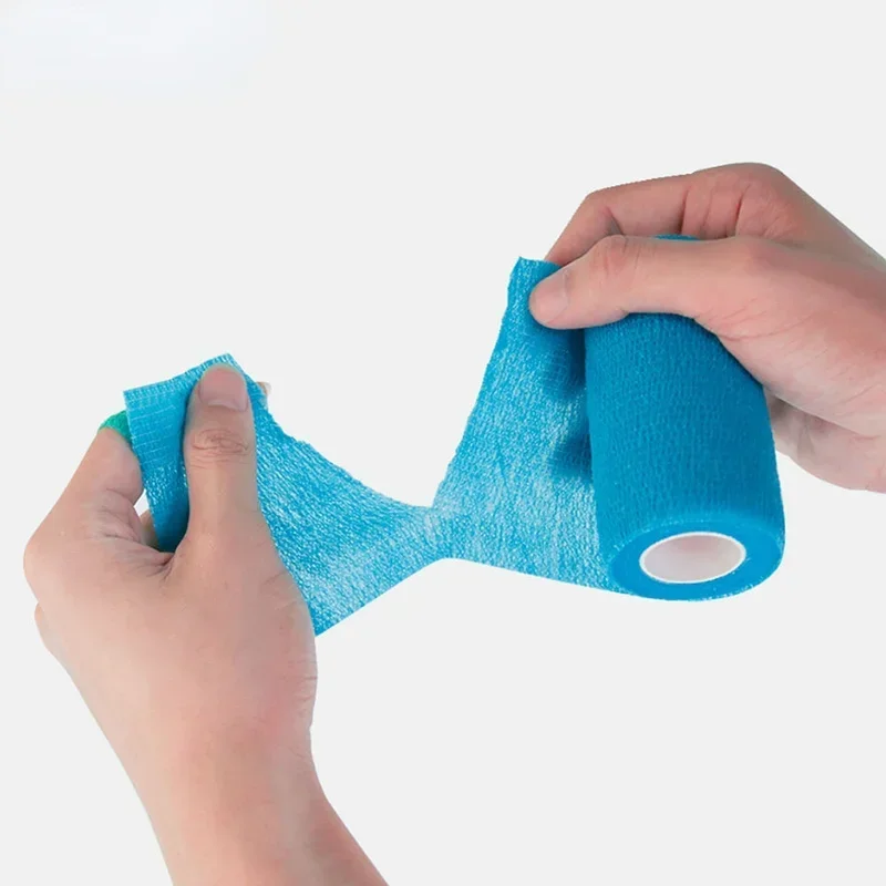 1 шт. 4 5 м красочная Спортивная самоклеящаяся эластичная бандажная лента