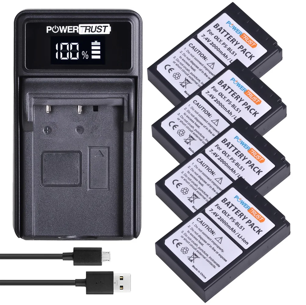 BLS-1 Battery for Olympus PS-BLS1,BLS-1,PEN E-PL1,E-PM1,EP3, EPL3, Evolt E-420, E-620, E-450, E-400, E-410 Digital SLR Cameras.