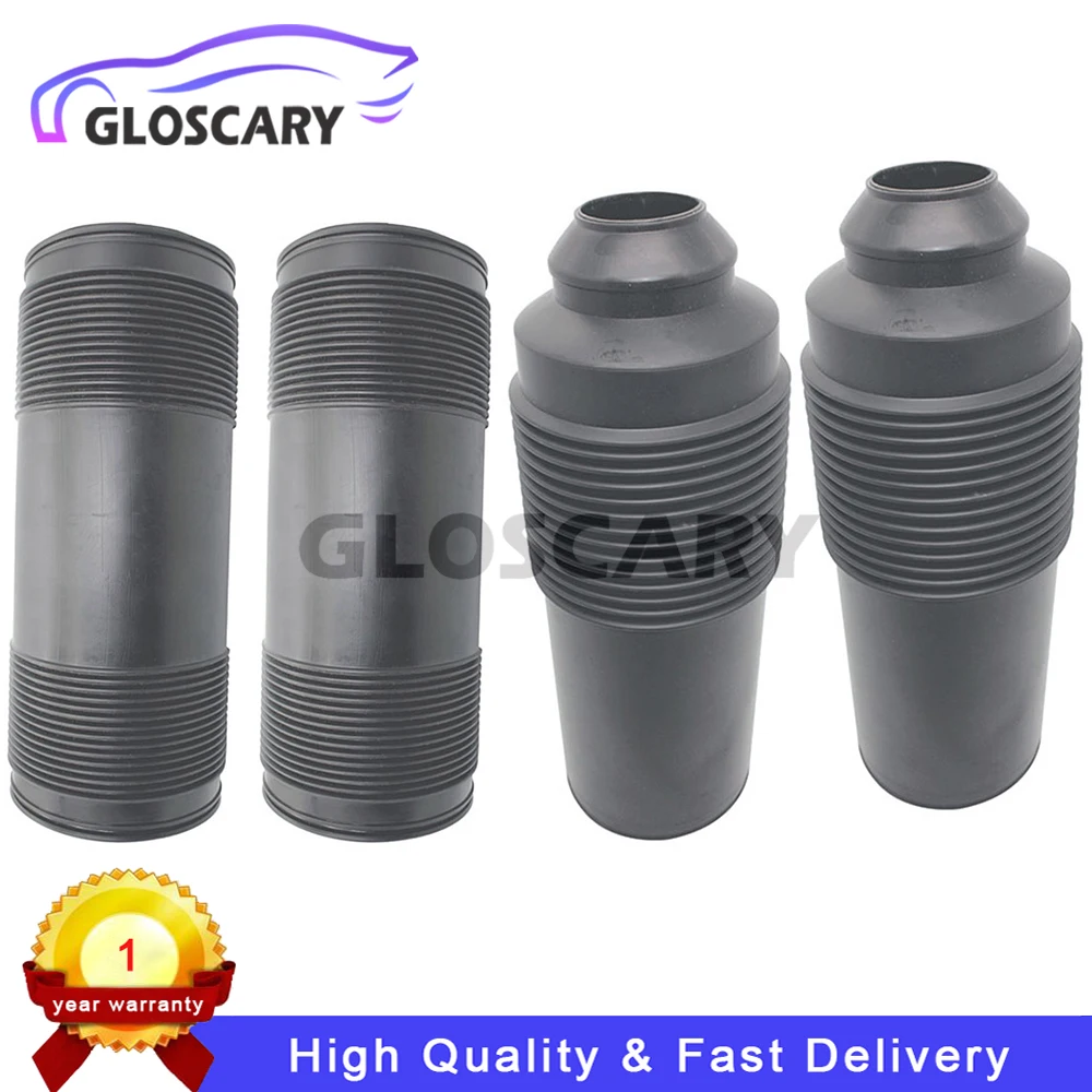 1Set/4pcs New Front Rear Rubber Dust Boot Cover Fit For Mercedes Benz R230 SL550 SL600 SL63 AMG ABC Hydraulic Shock Absorber