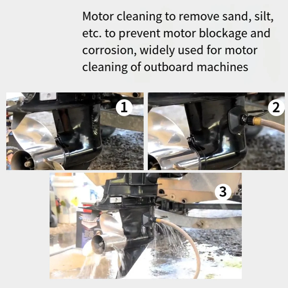 Подвесной муфта моторный флюшер двигатель для мойки лодки морской инструмент