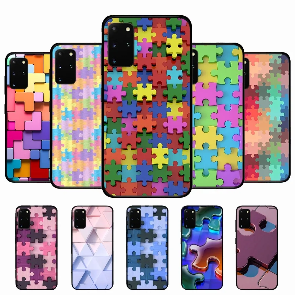 

Interesting Puzzle Phone Case For Samsung S 9 10 20 21 22 23 30 23plus Lite Ultra FE S10lite Fundas