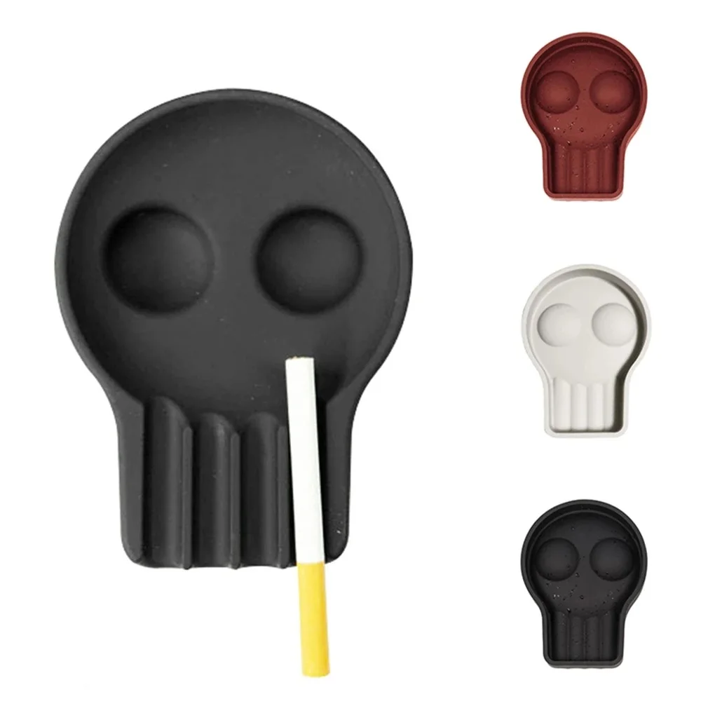 

Fashion Creative Skull Ashtray Personalized Silicone Ashtray Decorative Ornaments