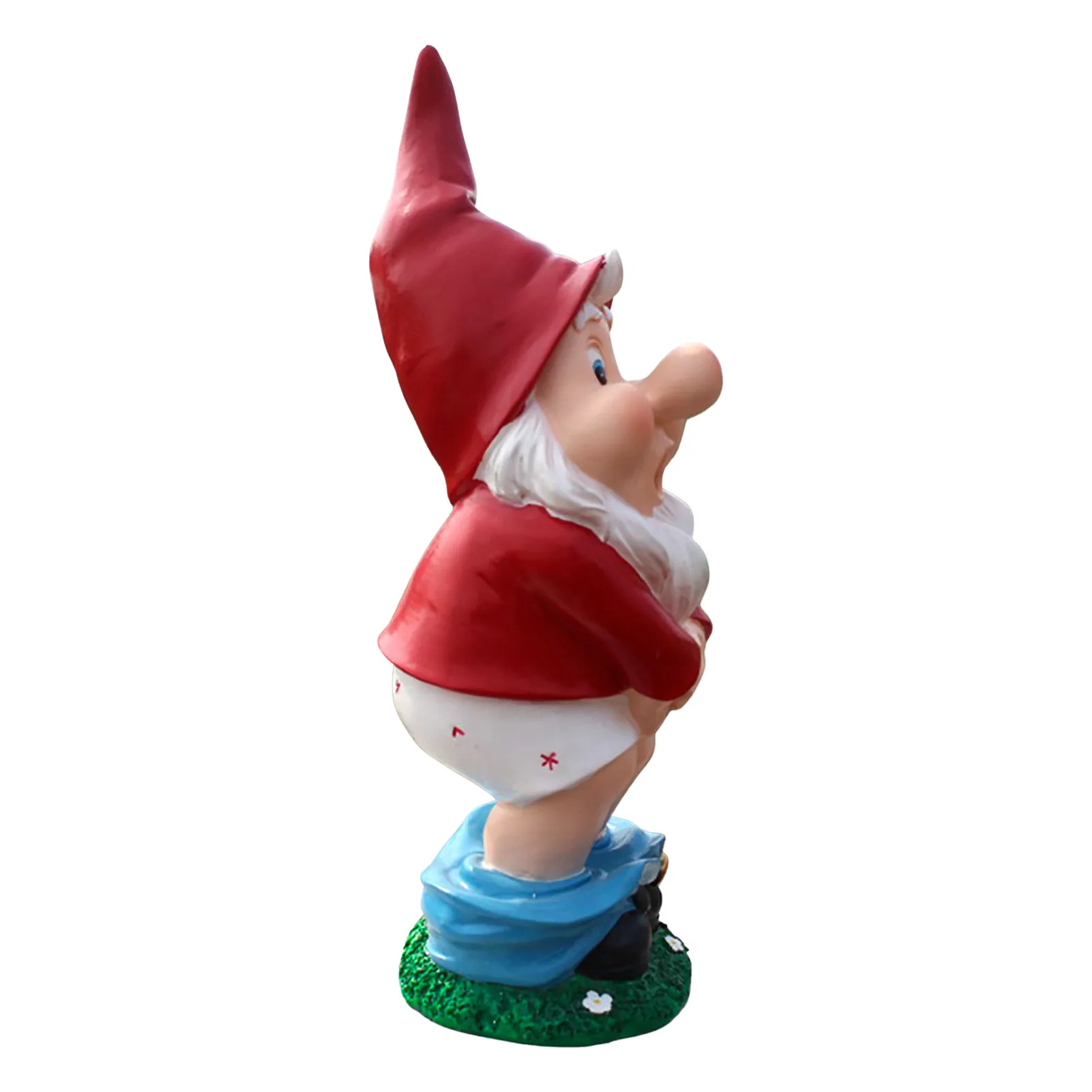 

Gnomes Garden Decorations Funny Naked Resin Dwarf 10.9 Naughty Garden Gnome Statue Cute Lawn Gnome For Indoor Outdoor Patio