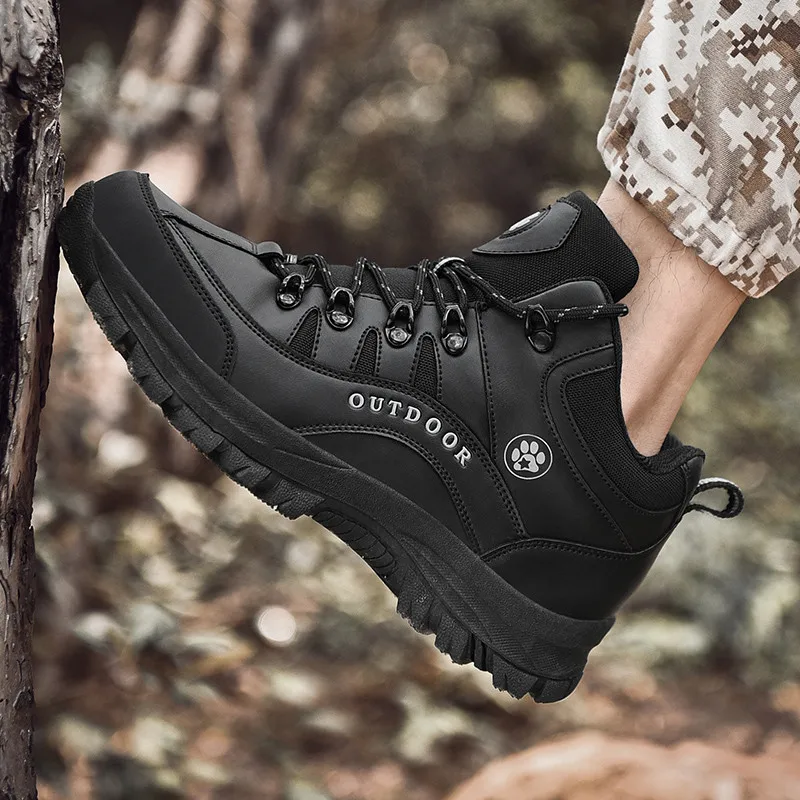 New Arrival Classics Style Men Hiking Shoes Winter Outdoor Trekking Sneakers Men Warm Lace Up Sport Shoes for Men Plus Size 49